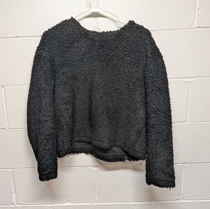 Lululemon Wool Whenever Crew Sweatshirt Boxy Pullover Sherpa Womens Size 6